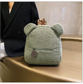 Bear Backpacks Portable Children Travel Shopping Rucksacks Women's Cute Bear Shaped Shoulder Backpack